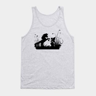 Wonderful unicorn and fairy in the sunset Tank Top